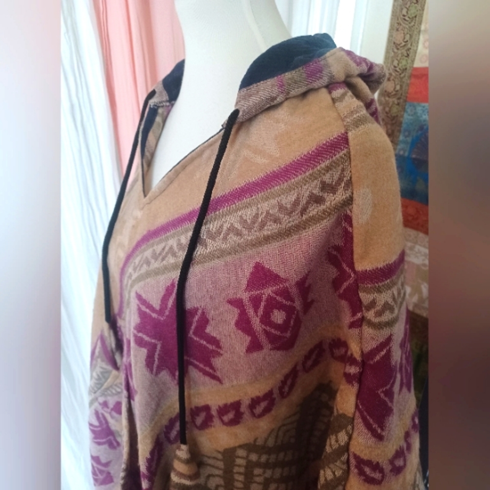 Bohemia style poncho